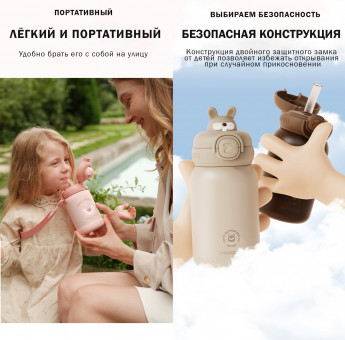 Термос серии Zoy Zoii Е8 медведь